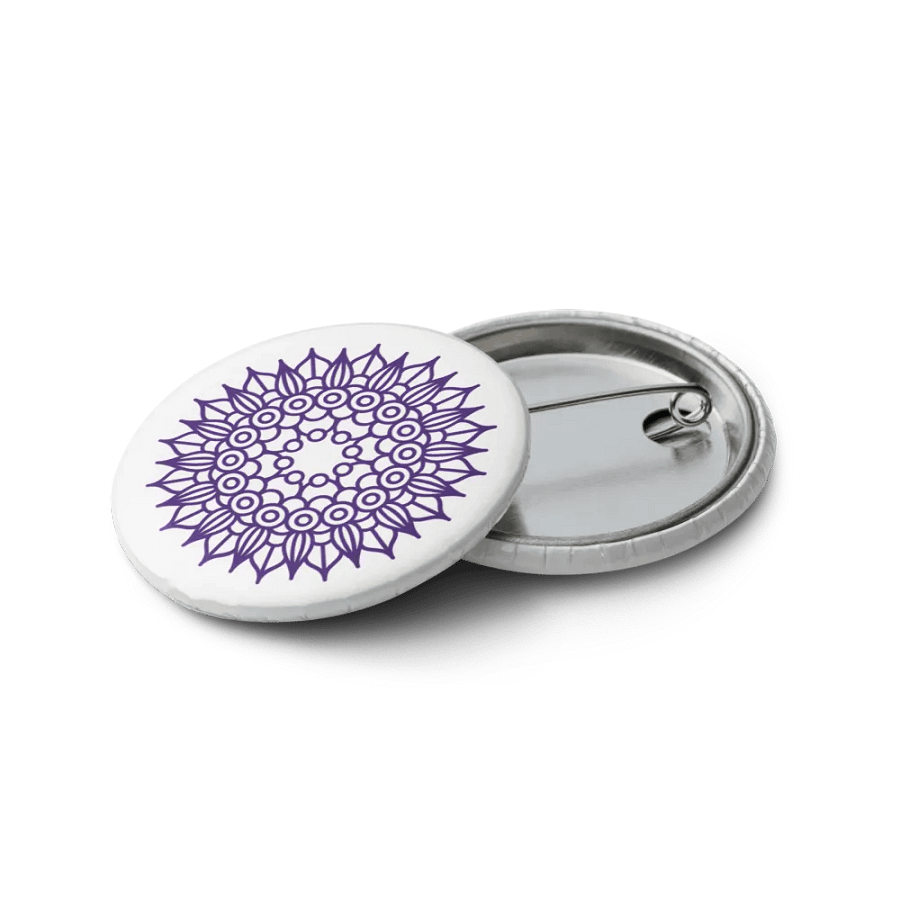 set of Pin buttons (Mandalas) product image (12)