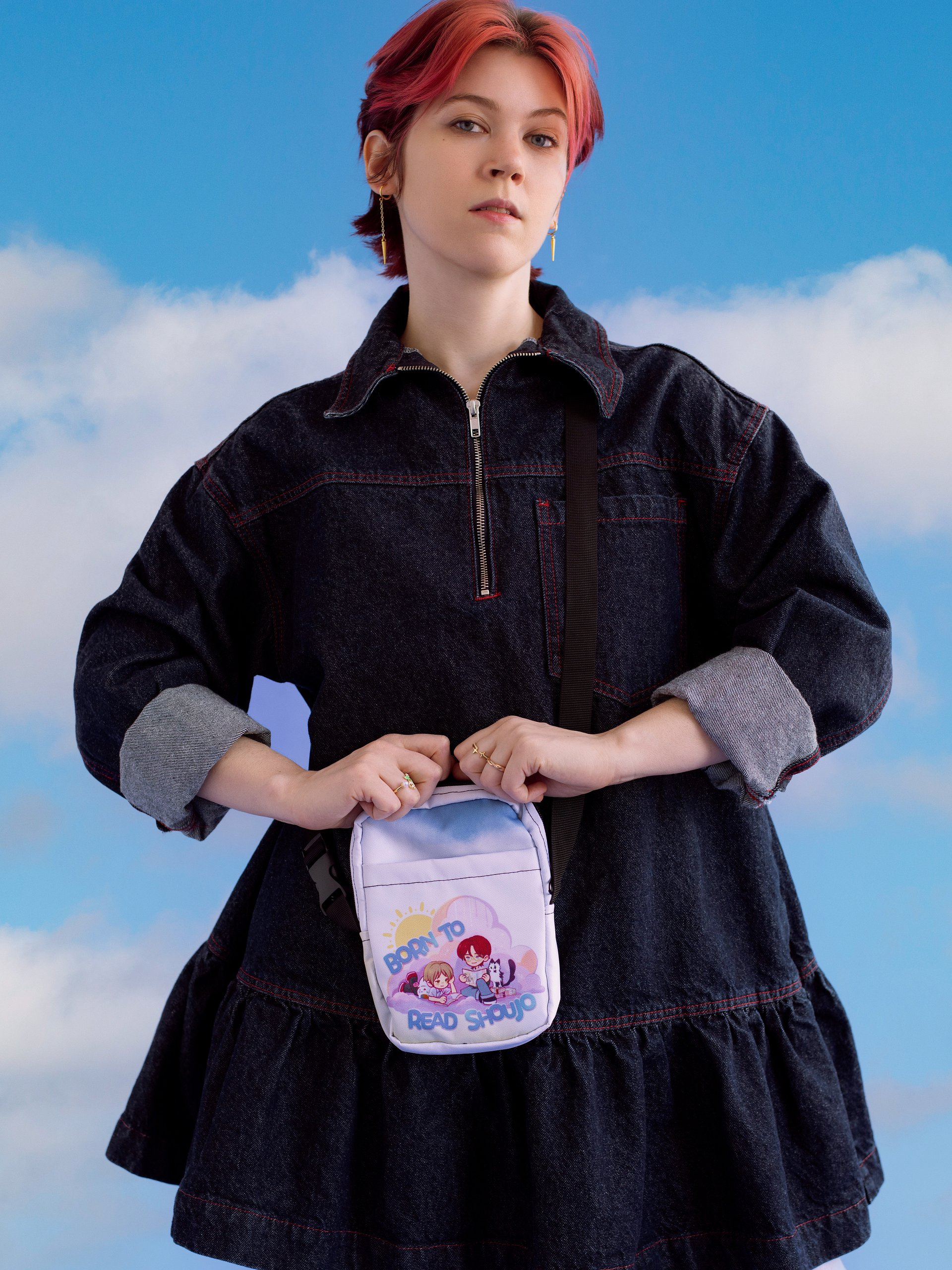 Born to Read Shoujo Crossbody Bag (Day Version) product image (3)