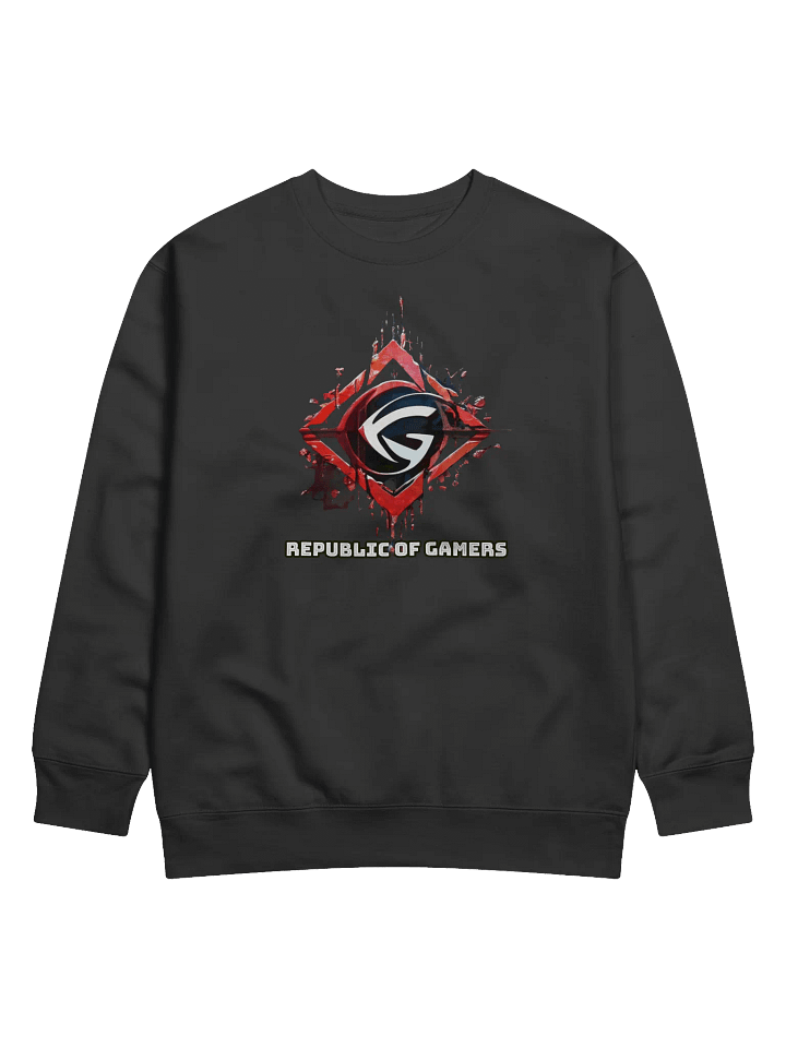 Dynamic G Logo Republic of Gamers Sweatshirt, Cozy Gaming Pullover, Perfect Gift for Gamers product image (2)