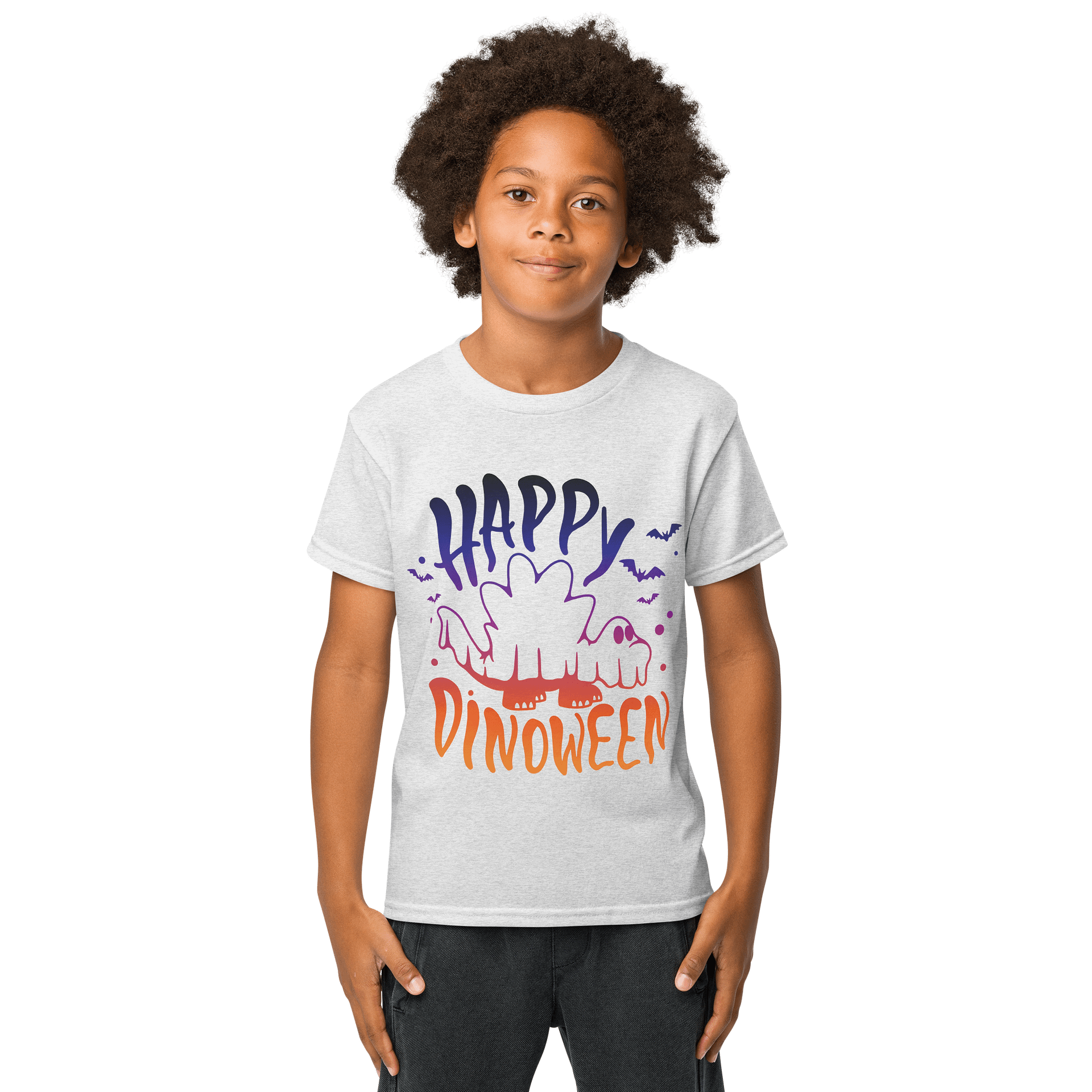 Happy Dinoween Kids Tee product image (1)