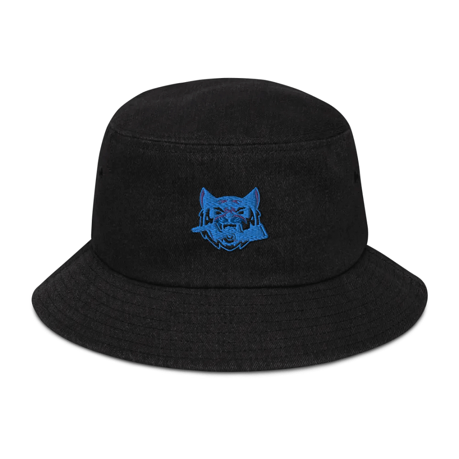 Snarling Tiger Denim Bucket Hat product image (1)