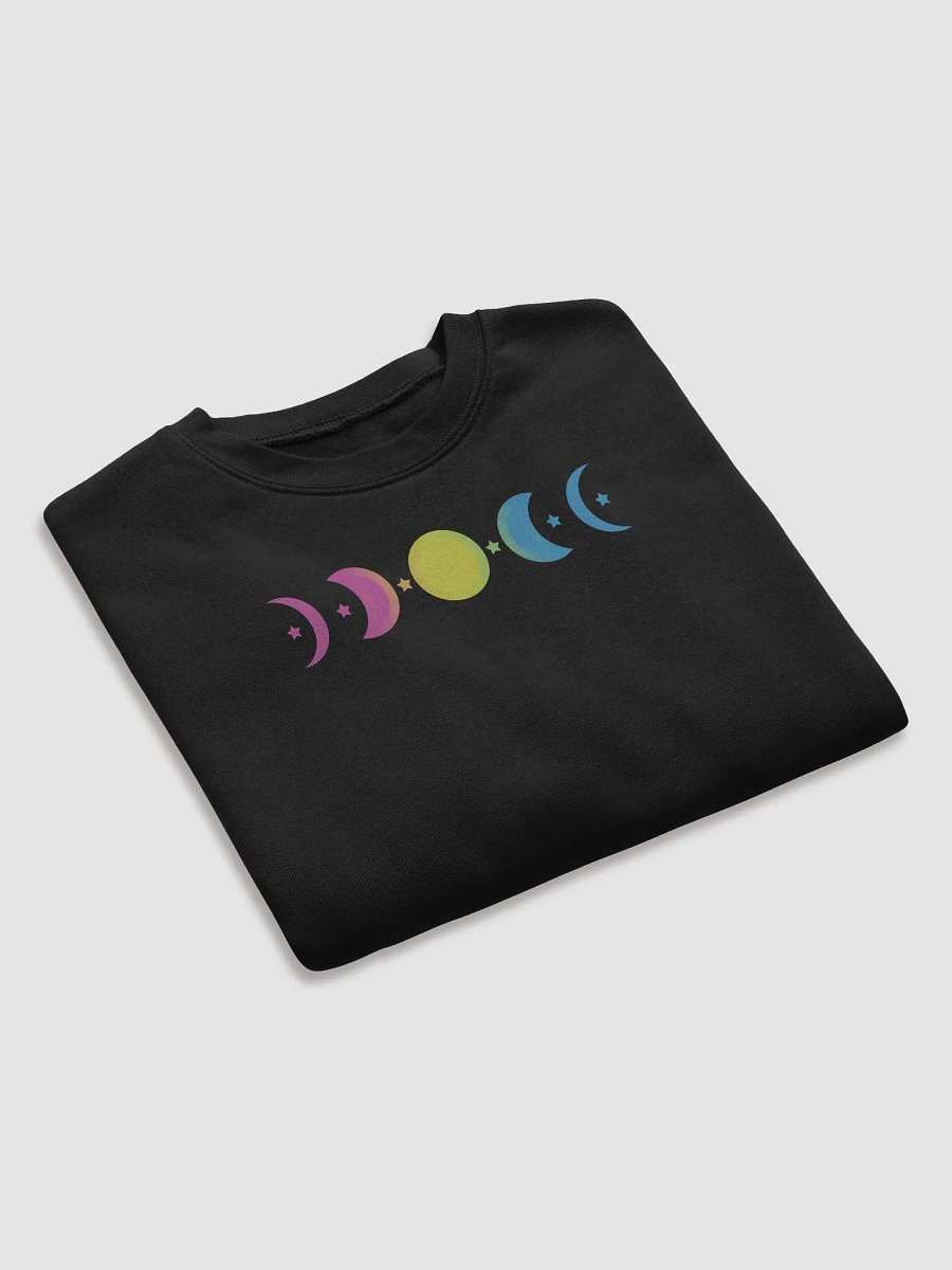 Phasing Through the Moon Pansexual Crop Sweatshirt product image (7)