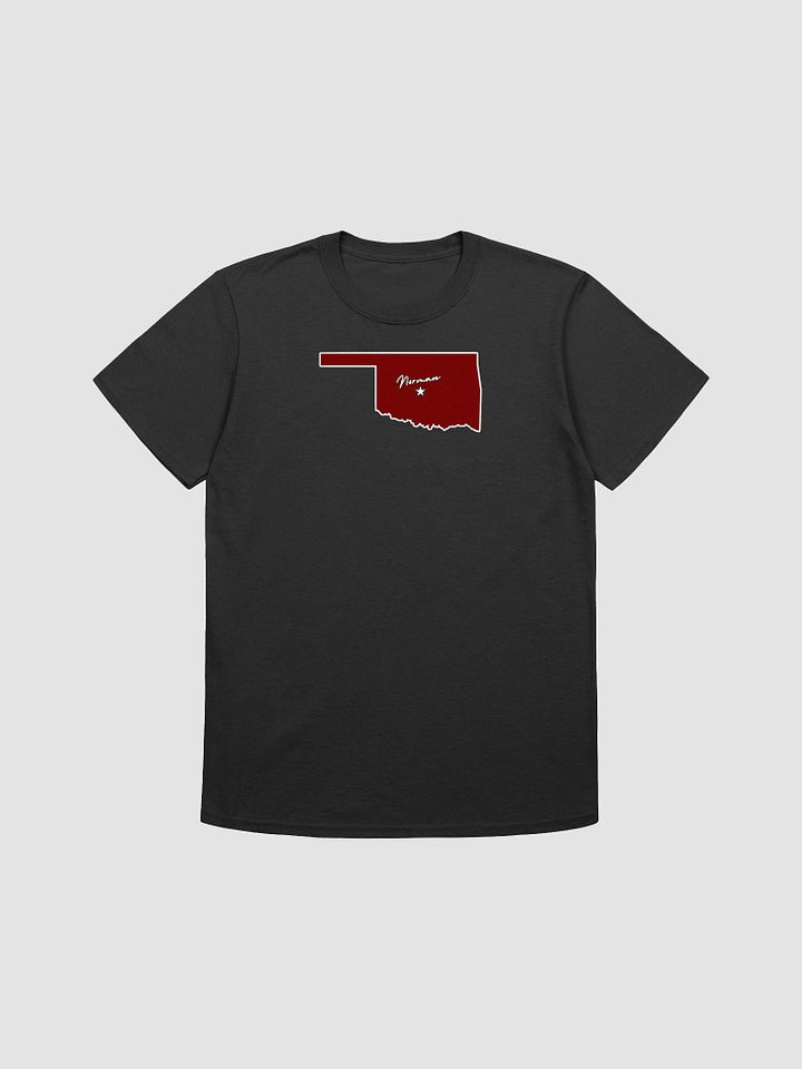 Norman, Oklahoma Map Graphic Unisex T-Shirt product image (1)