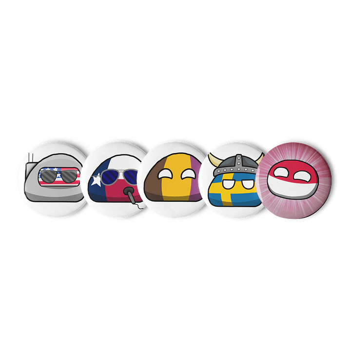 Polandball Official Pin Set product image (1)