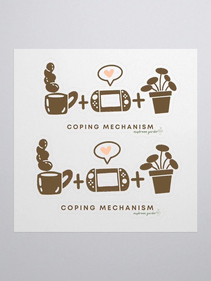 COPING MECHANISM STICKER product image (2)