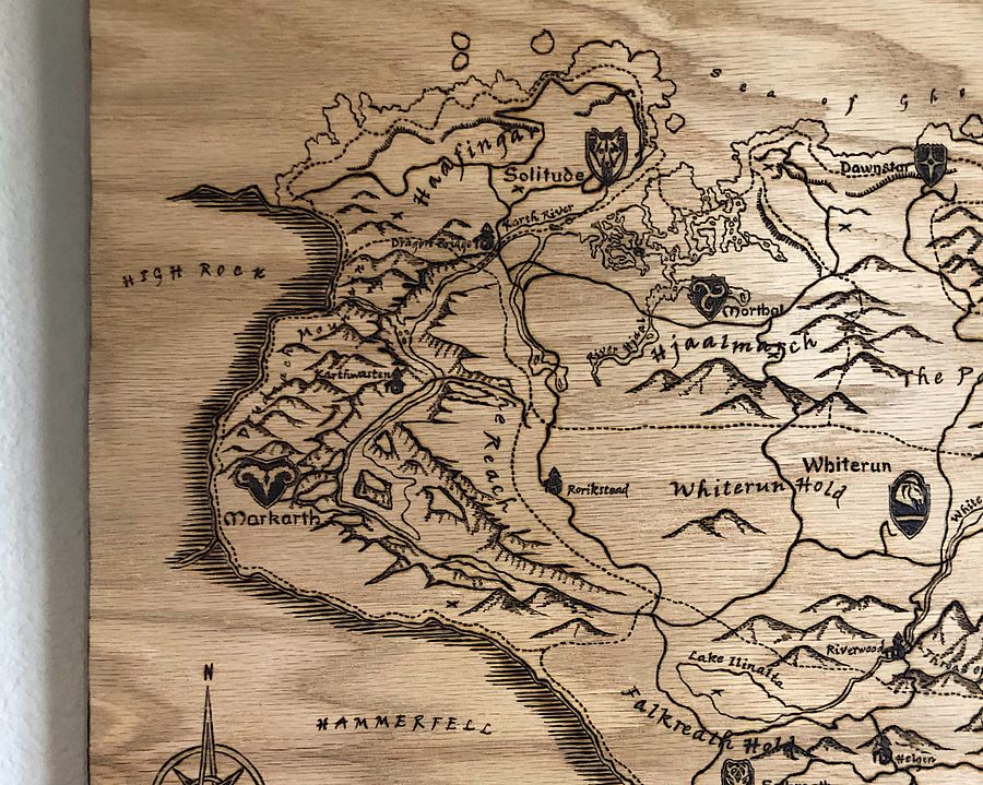 Province of Skyrim Map product image (6)