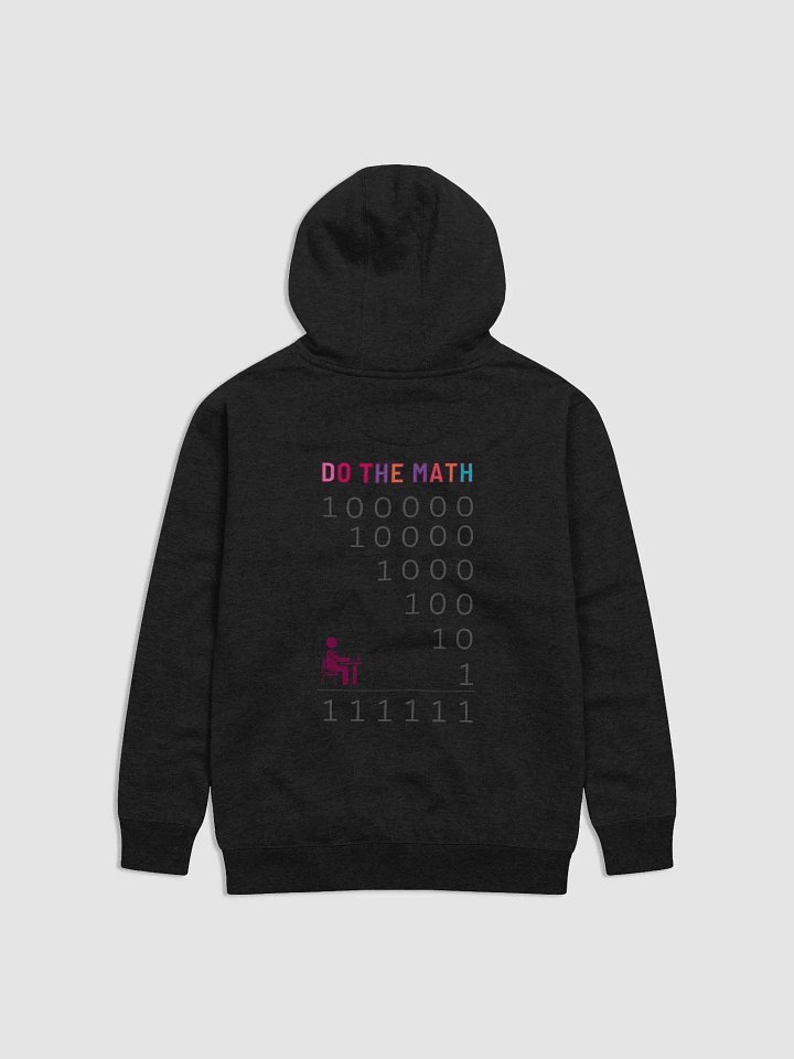Numerical Journey Unisex Hoodie - Print on Back product image (1)