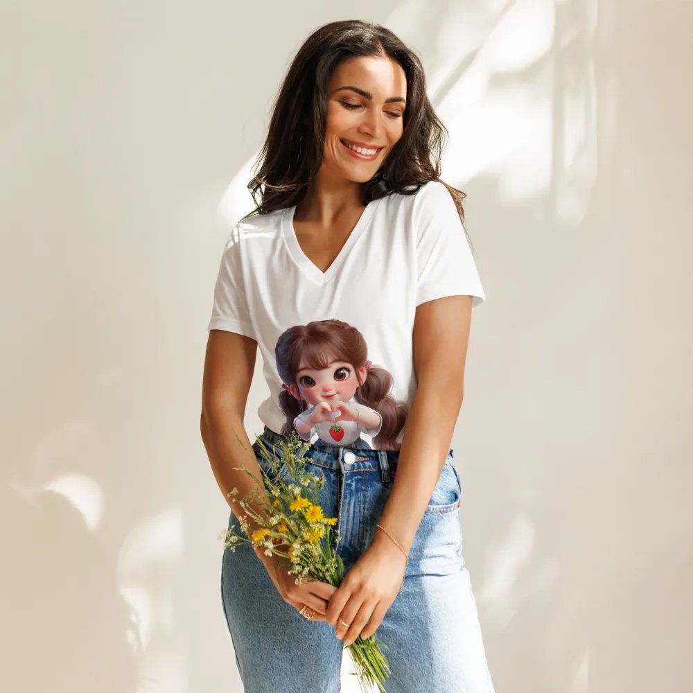 Bella+Canvas Women's Relaxed V-Neck T-Shirt product image (11)