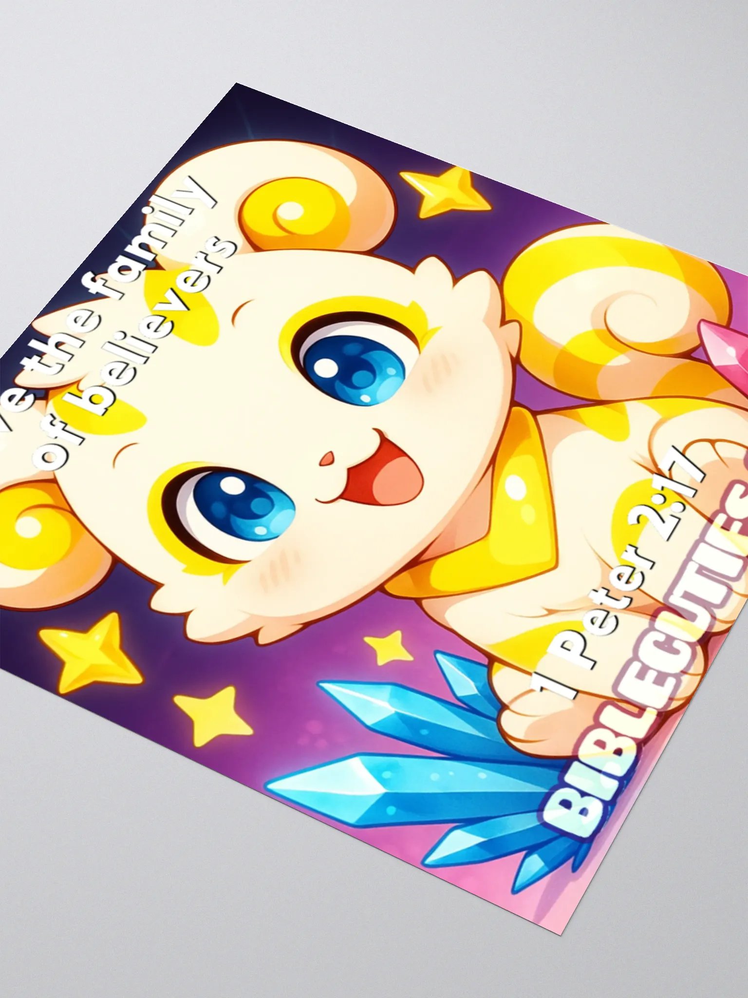 Bible Cuties Ada - Love the familiy of believers Sticker product image (5)