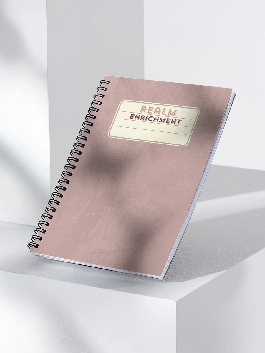 Notebook: Realm Enrichment in Vintage Blush product image (3)