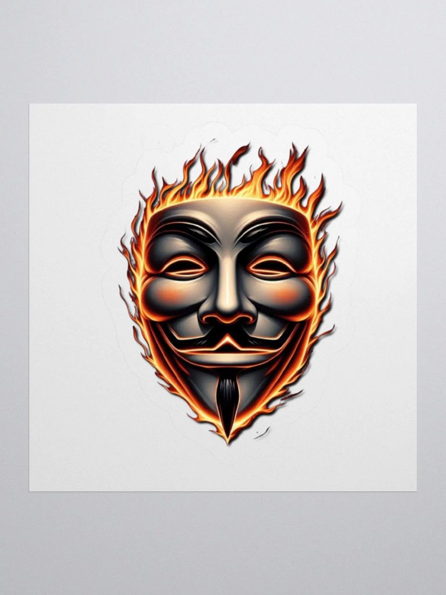 Guy Fawkes Fire Mask product image (3)