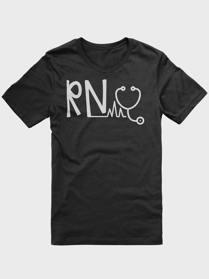 RN Stethoscope & Heartbeat Tee product image (1)