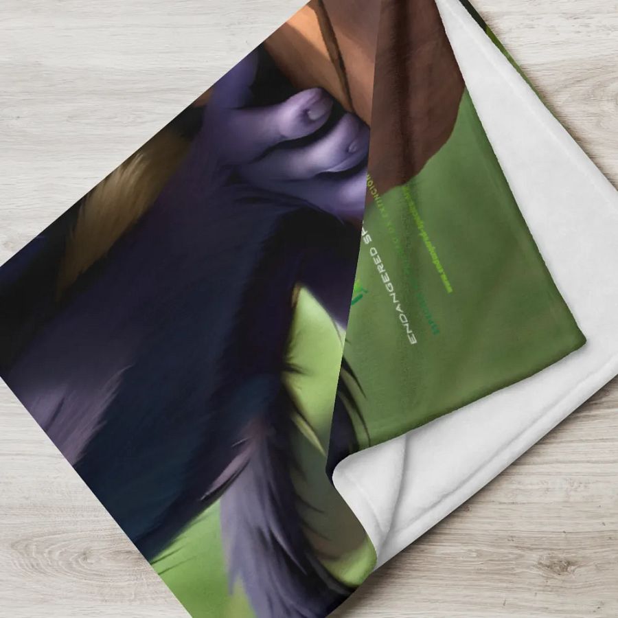 Endangered Species - Mexico - Spider Monkey Throw Blanket product image (6)