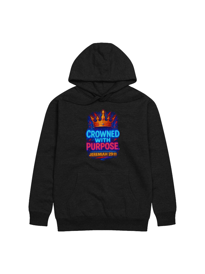 CROWNED WITH PURPOSE — Premium Faith Hoodie (Jeremiah 29:11) product image (8)
