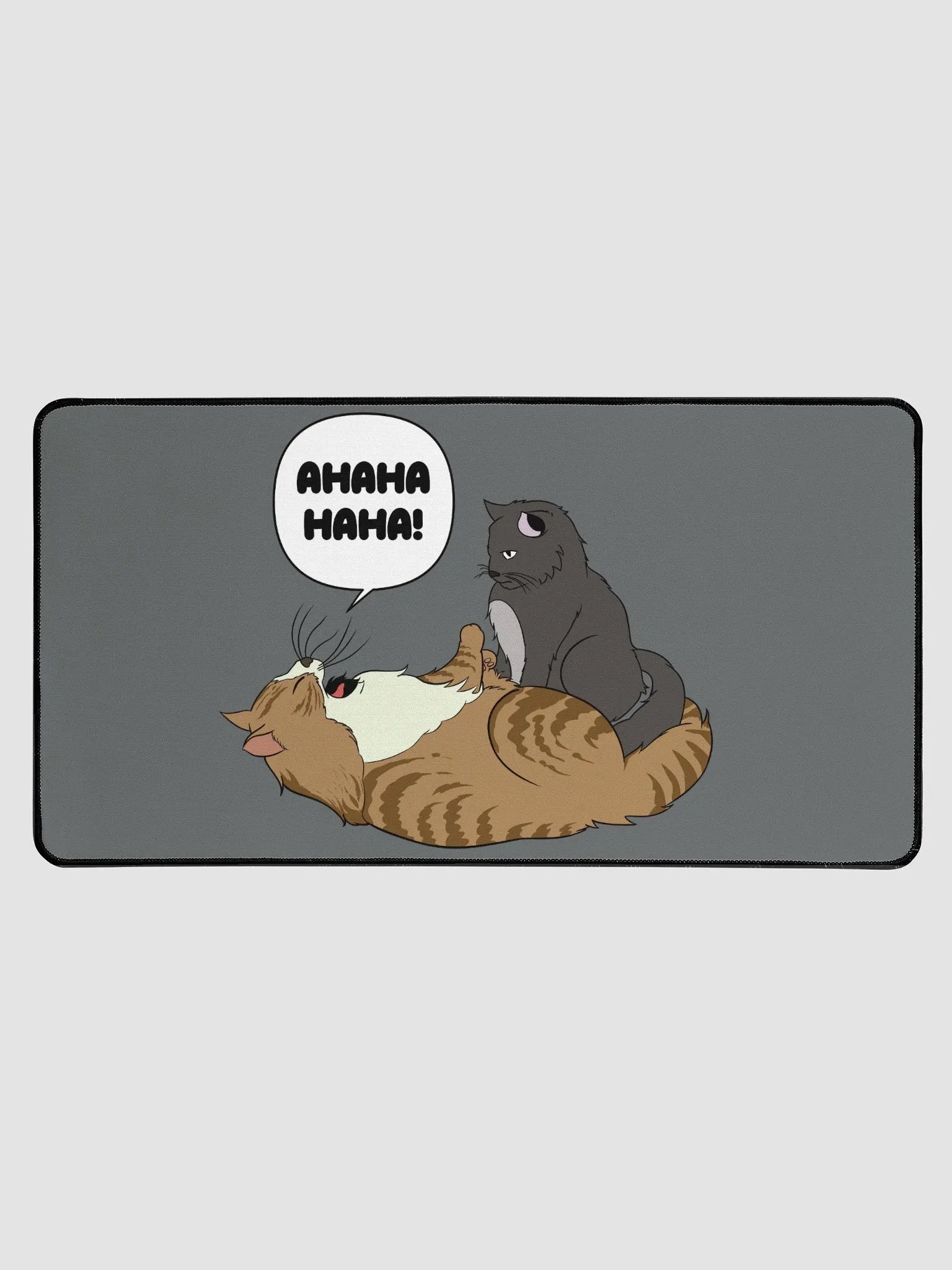HAHA Cat - Gaming Mousepad (15.5x31.5) product image (3)