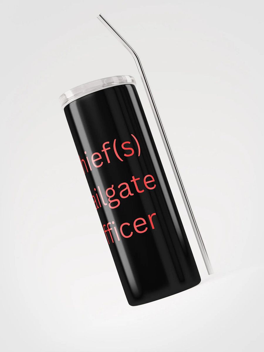 Chief(s) Tailgate Officer Stainless Steel Tumbler product image (3)