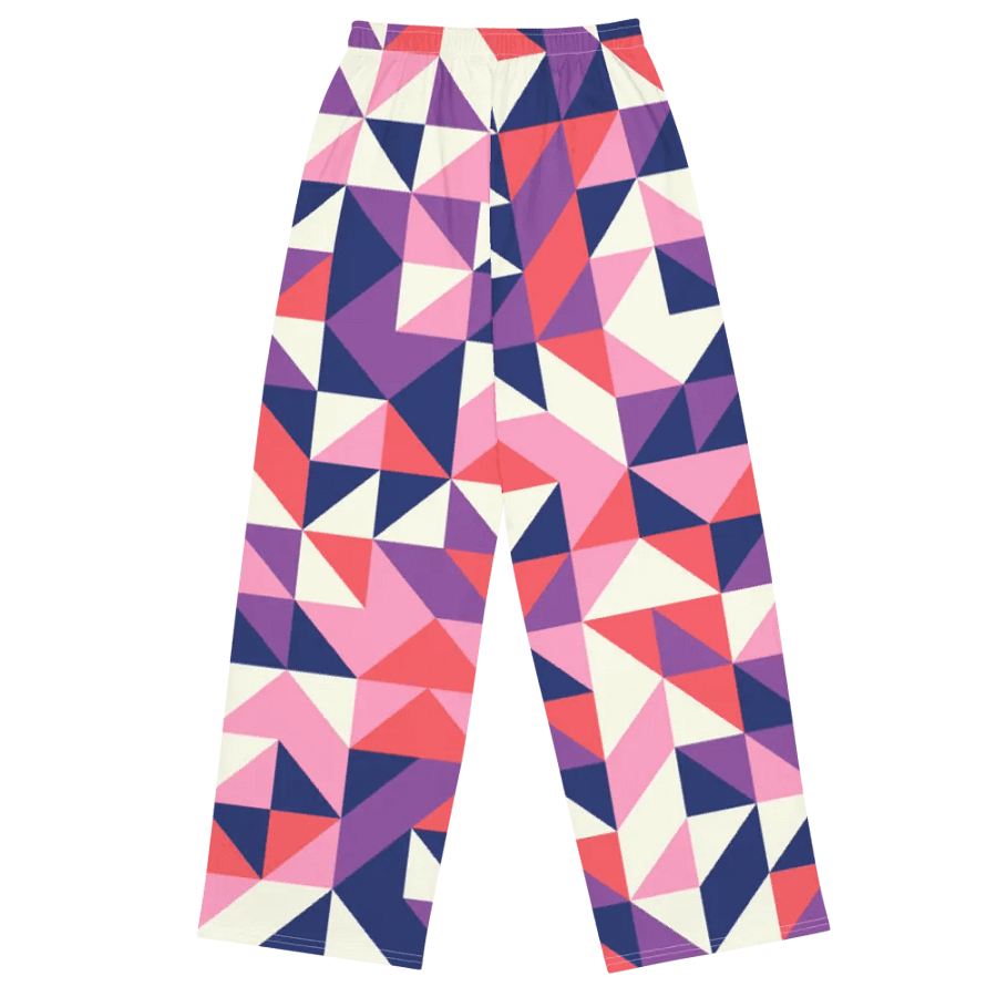 BUIII Dynamic Geometry: Amethyst Dawn Wide-Leg Pants product image (10)