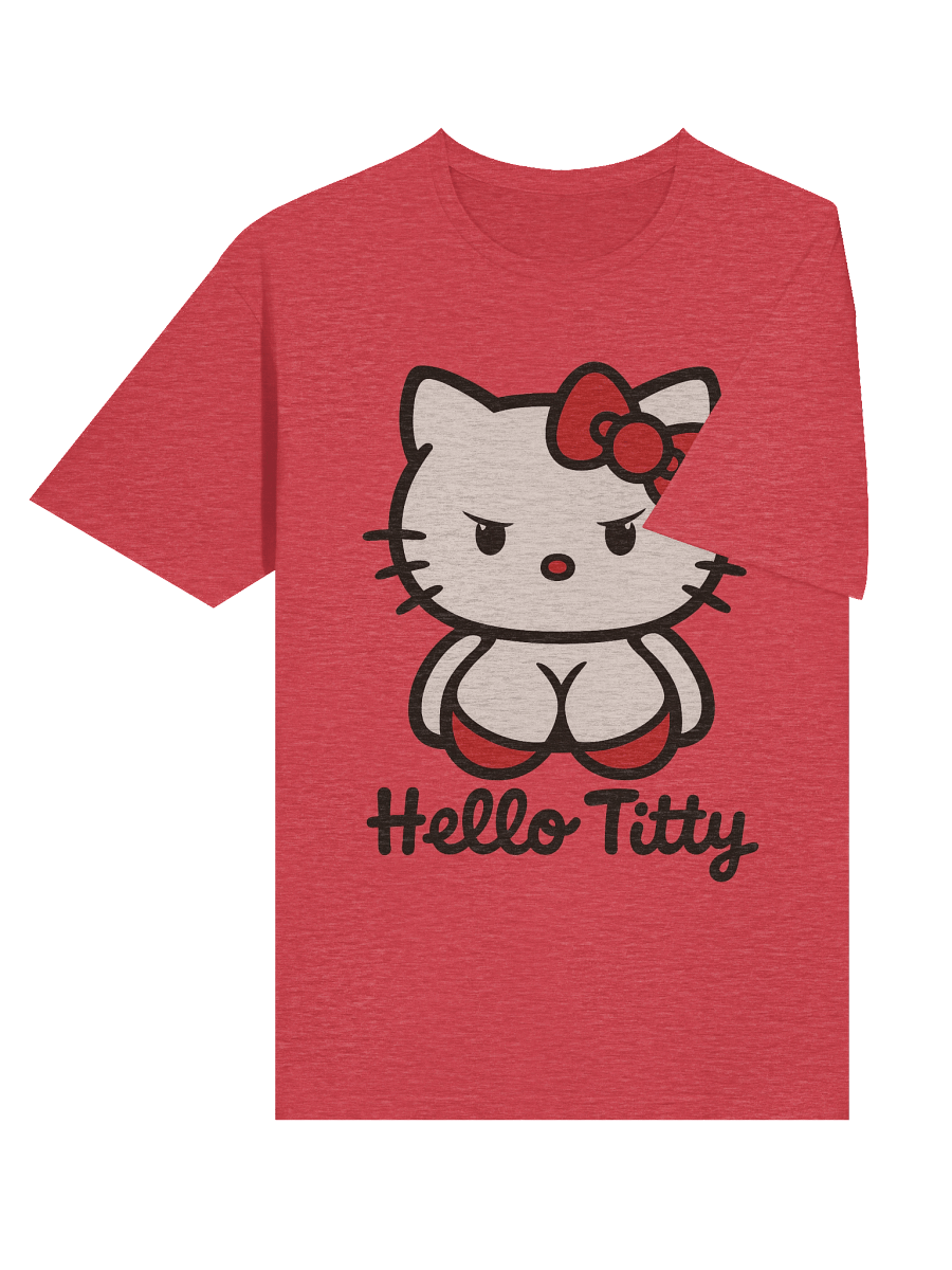 Hello Kitty Parody T-Shirt | Funny Adult Meme Tee for Gamers & Collectors product image (54)