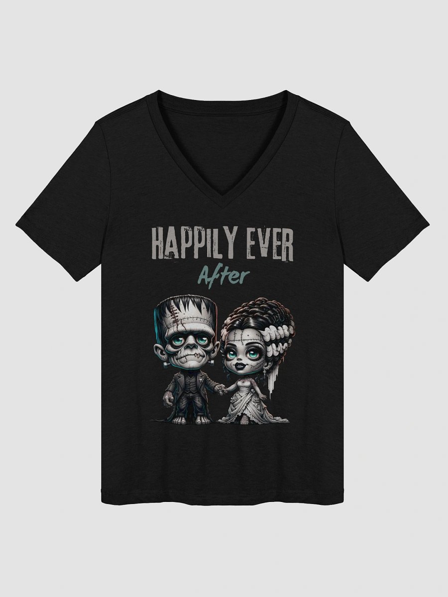 Happily Ever After Monster Couple V-Neck Tee product image (4)