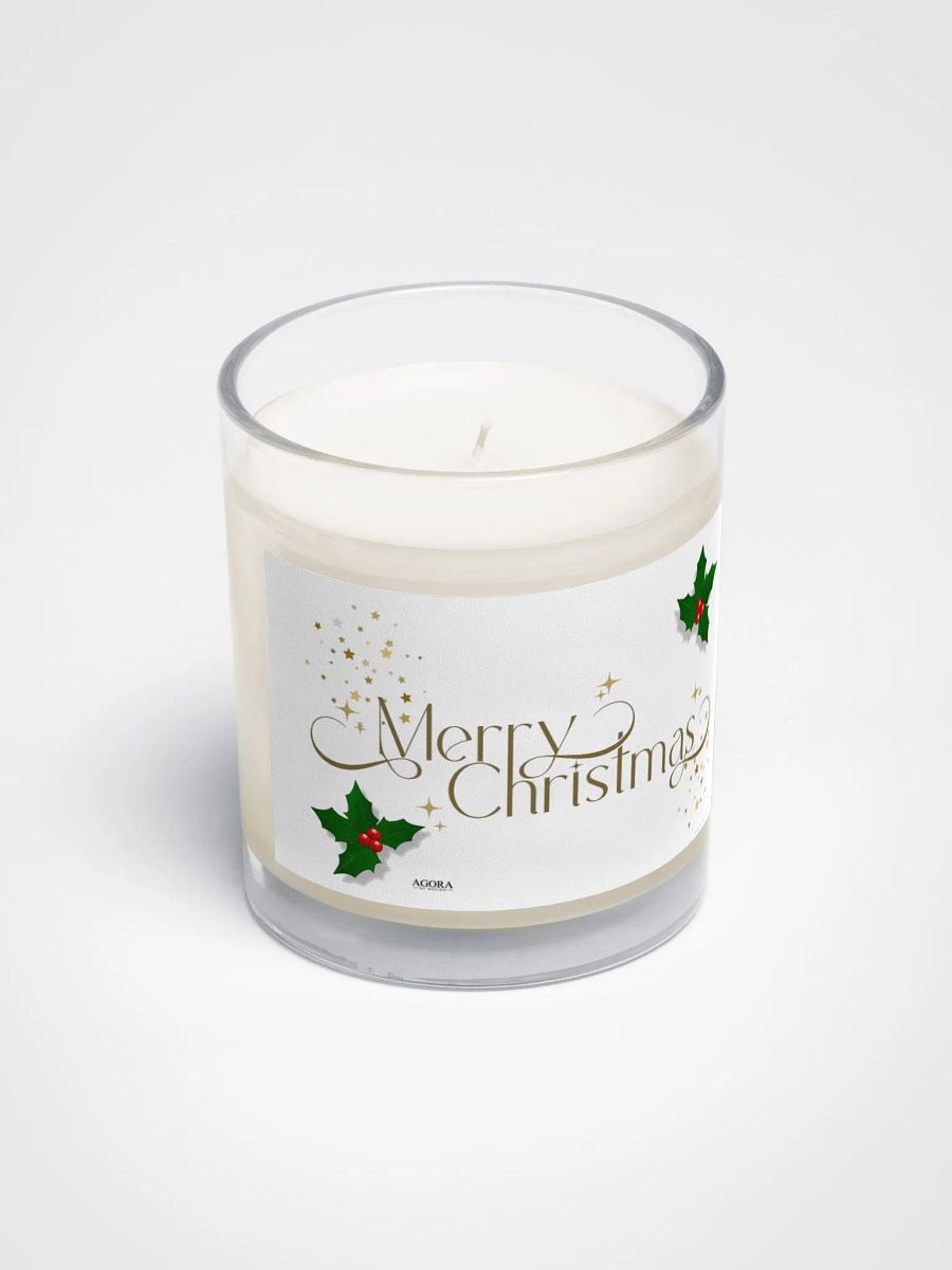 Golden Stars Merry Christmas Soy Candle product image (2)