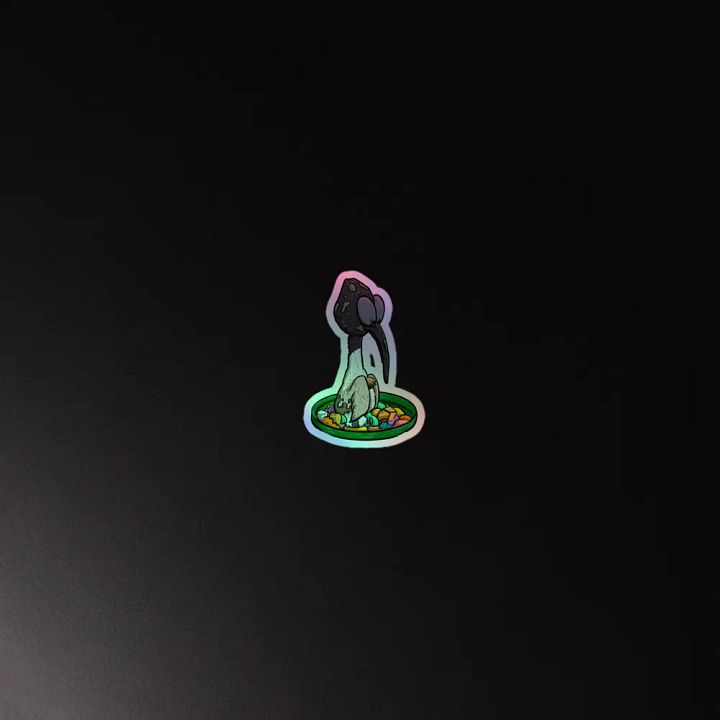 Bin Chicken Sticker (Holo) product image (2)