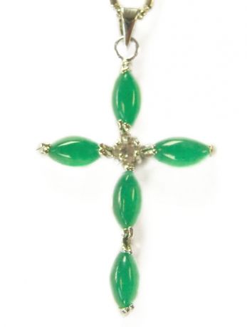 Jade Cross Pendant product image (1)