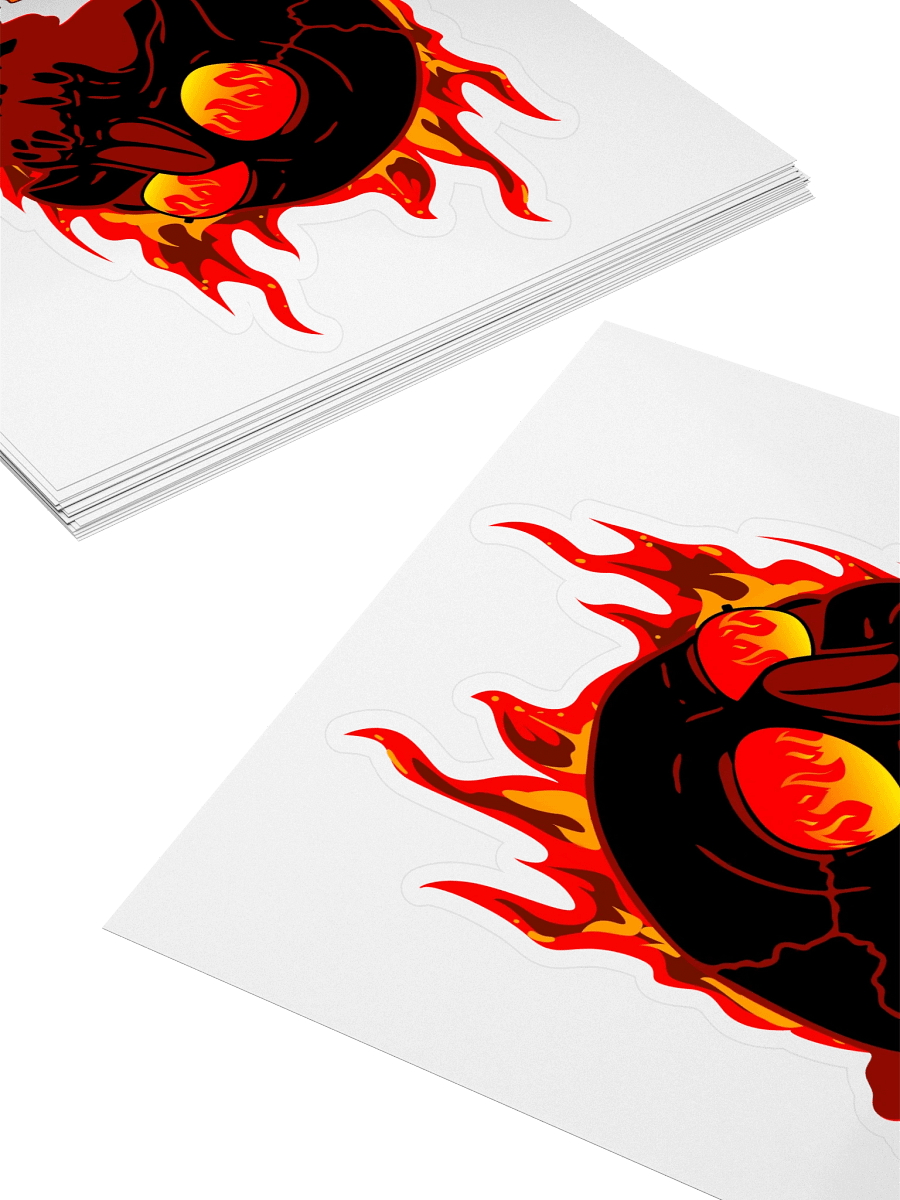 Large My Everything Hurts! Red Skull Sticker product image (5)