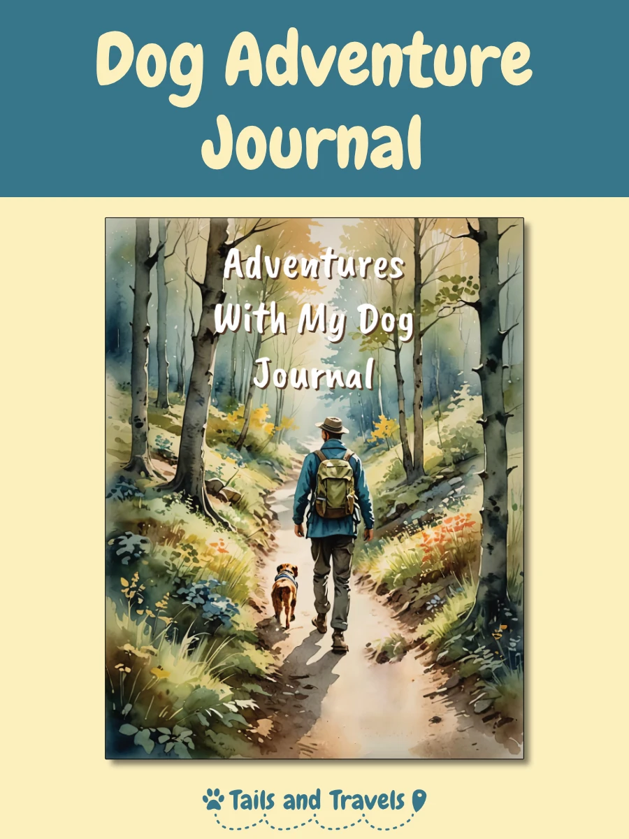 Printable Dog Adventure Journal - Single Man On Cover product image (1)