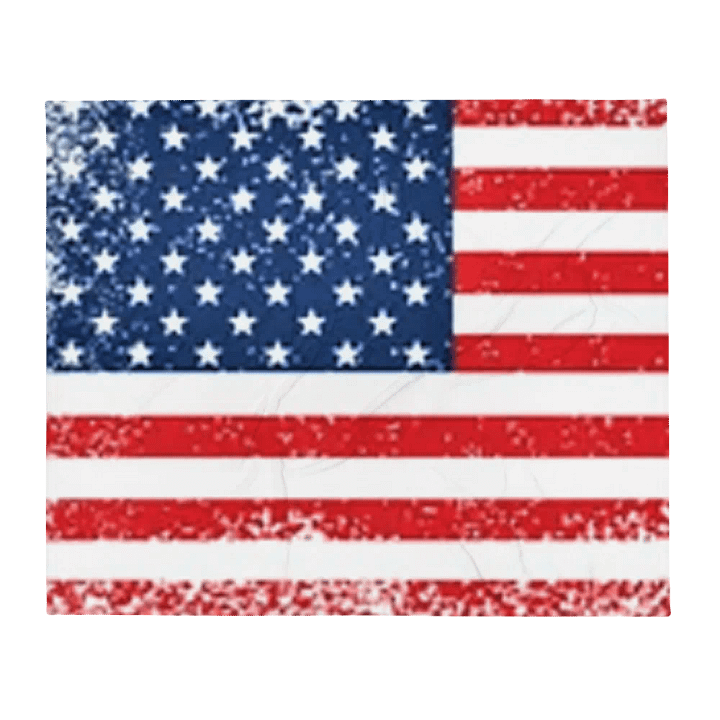 "U.S." Stars & Stripes Throw Blanket product image (2)