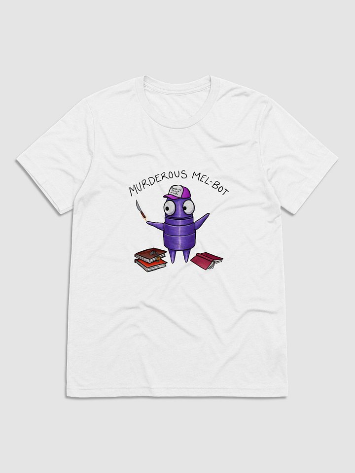 Murderous Mel-Bot Bella-Canvas Tri Blend Tee White product image (1)