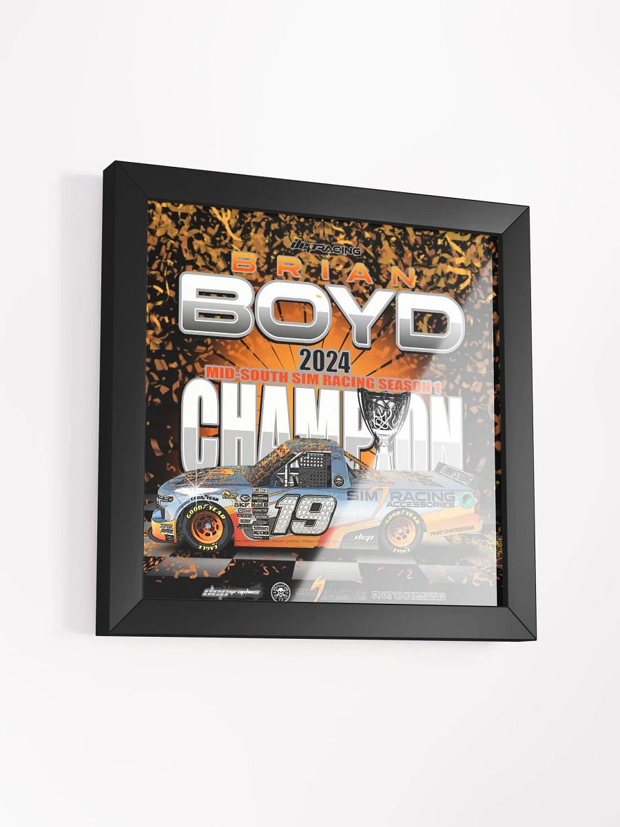 Brian Boyd Championship Sim Racing Accessories Plaque product image (15)