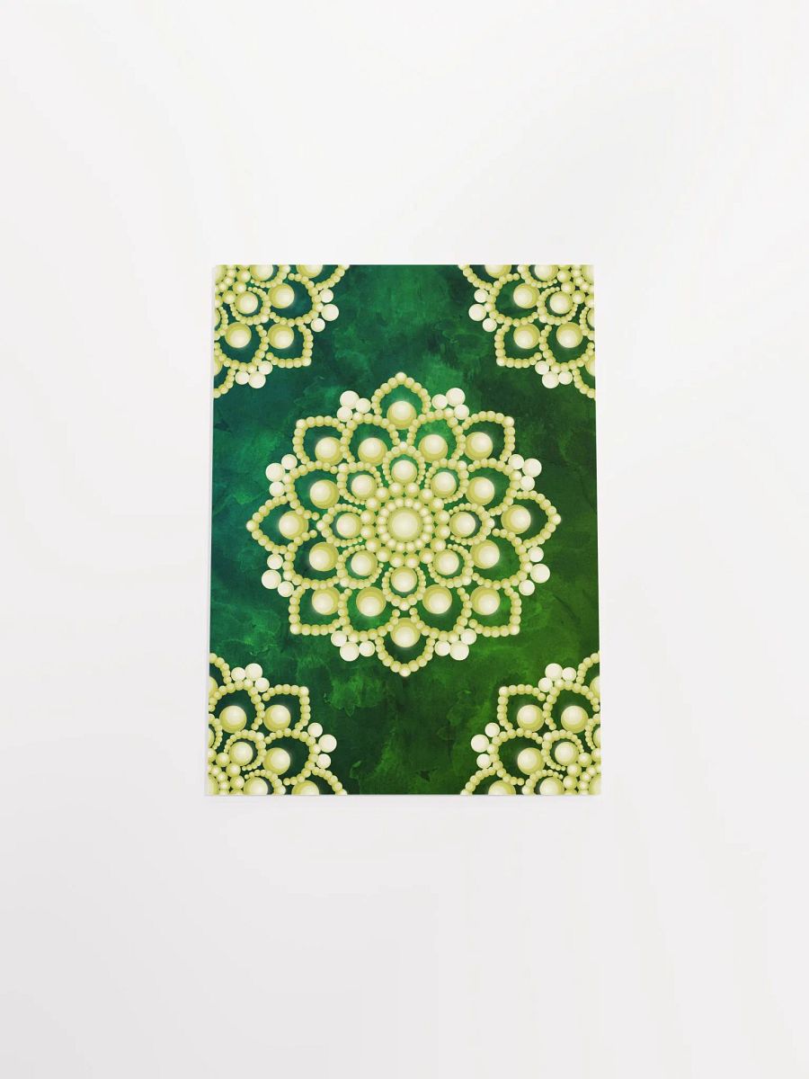 Yellow Flower Mandala Enhanced Matte Paper Poster product image (19)