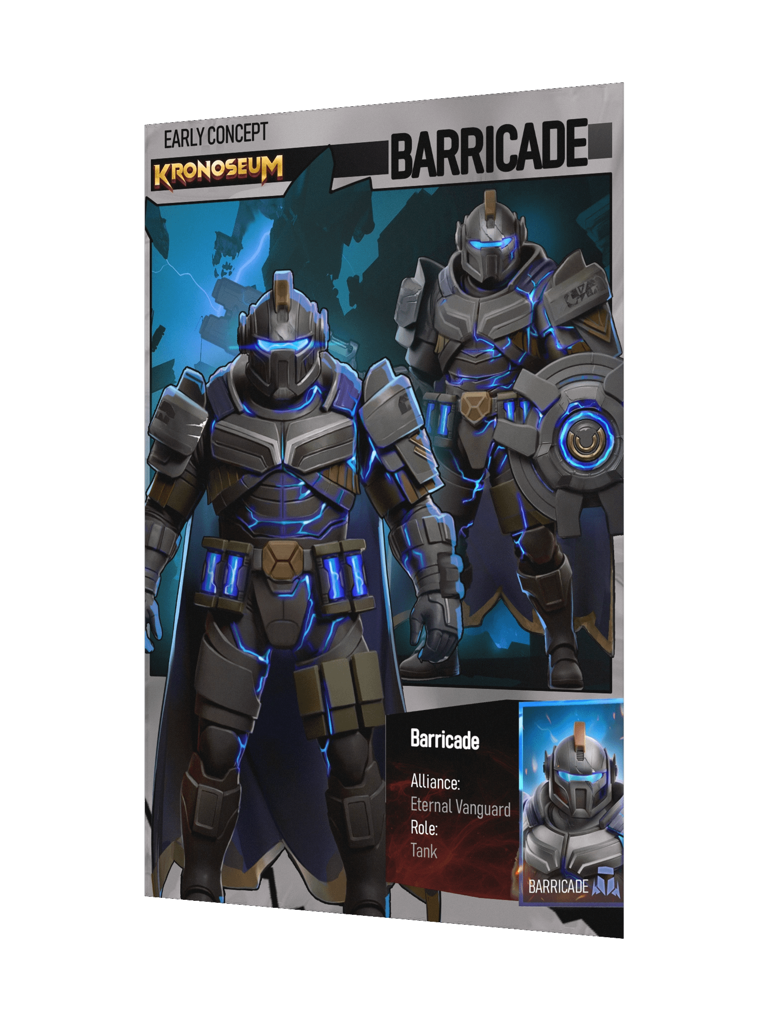 Barricade Early Concept Art Poster product image (3)