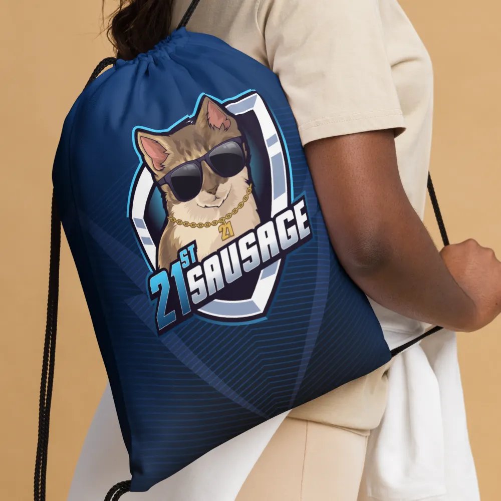 21st Sausage Drawstring Bag product image (4)