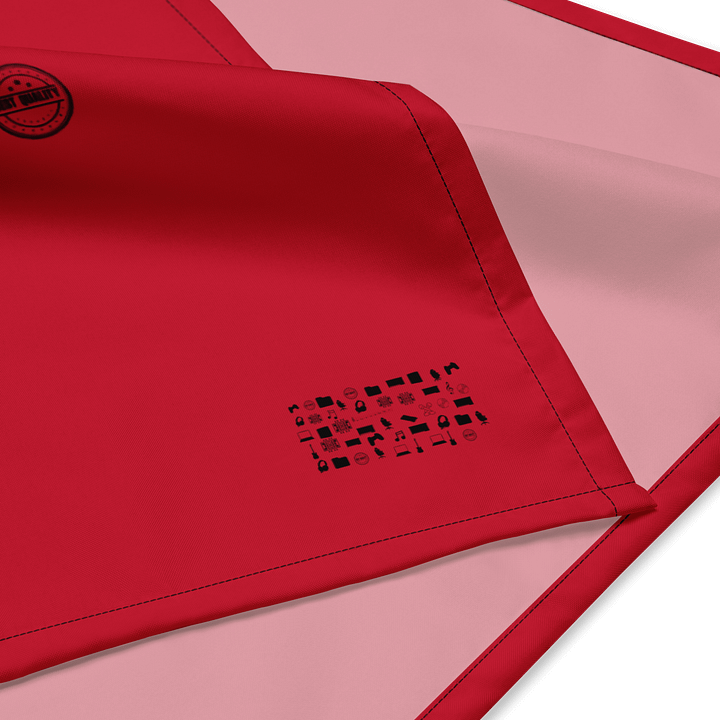 Red Vlog Academy All-Over Print Bandana product image (4)
