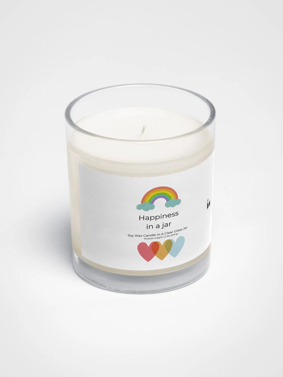 "Happiness in a jar" Soy Wax Candle product image (2)