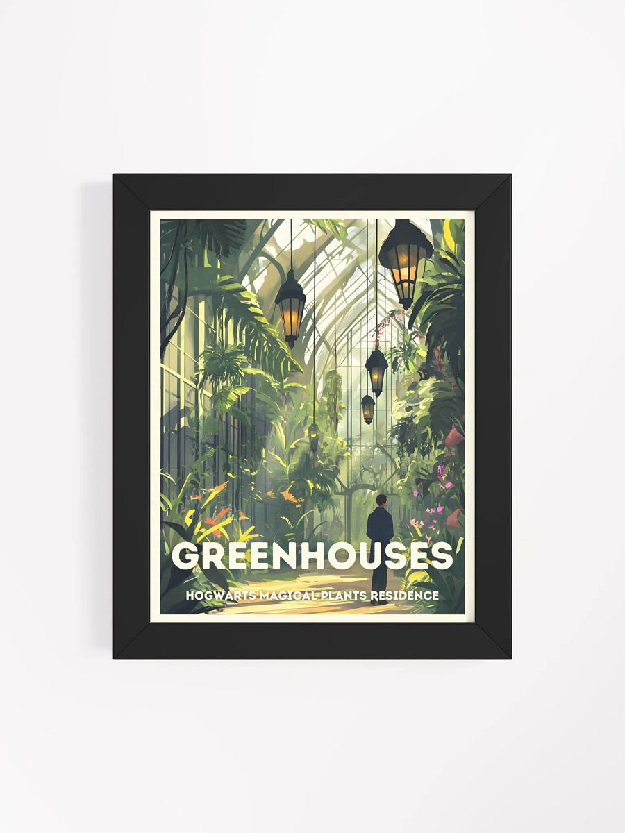Hogwarts Greenhouses Vintage Travel Poster product image (4)
