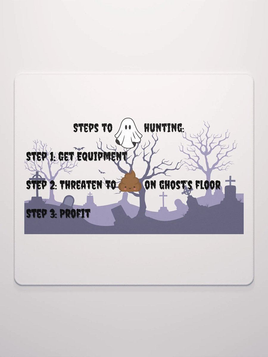 Ghost Hunting Steps Mousepad product image (2)