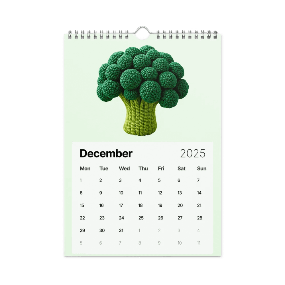CozyAvocado's Healthy 2025 Calendar Veggie Edition product image (12)