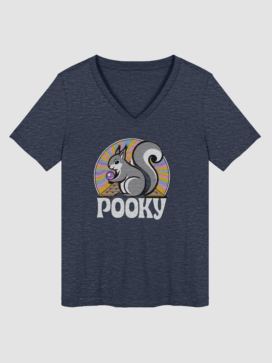 Pooky's Playful Purple Ball V-Neck Tee product image (1)
