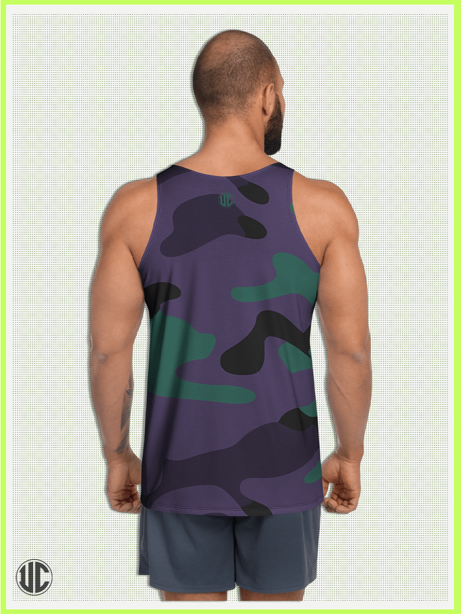 Midnight Purple Camo – Men’s Tank Top product image (2)