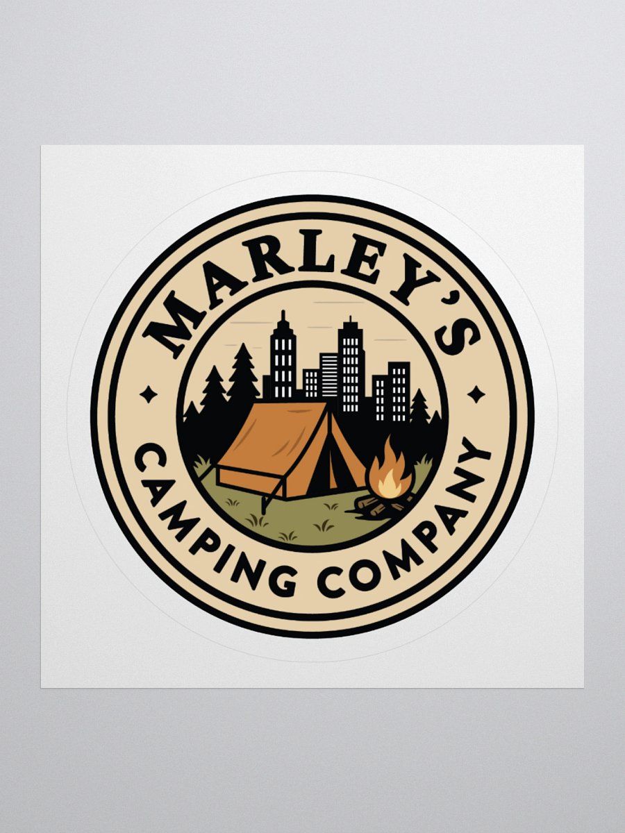 Marley's Camping Company Sticker product image (1)