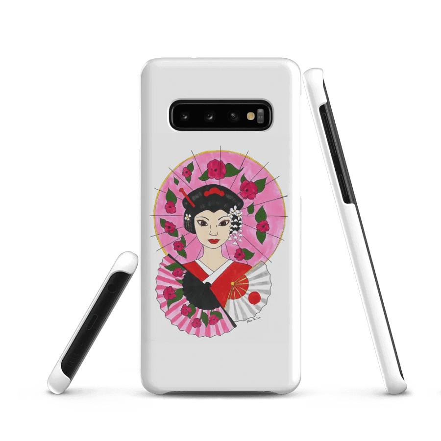 Japanese Geisha (art by Dina R.) acrylic painting picture - Snap Case for Samsung Galaxy S Models product image (1)