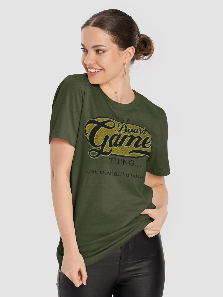 It's a Board Gamer Thing Retro Shirt - Olive product image (4)