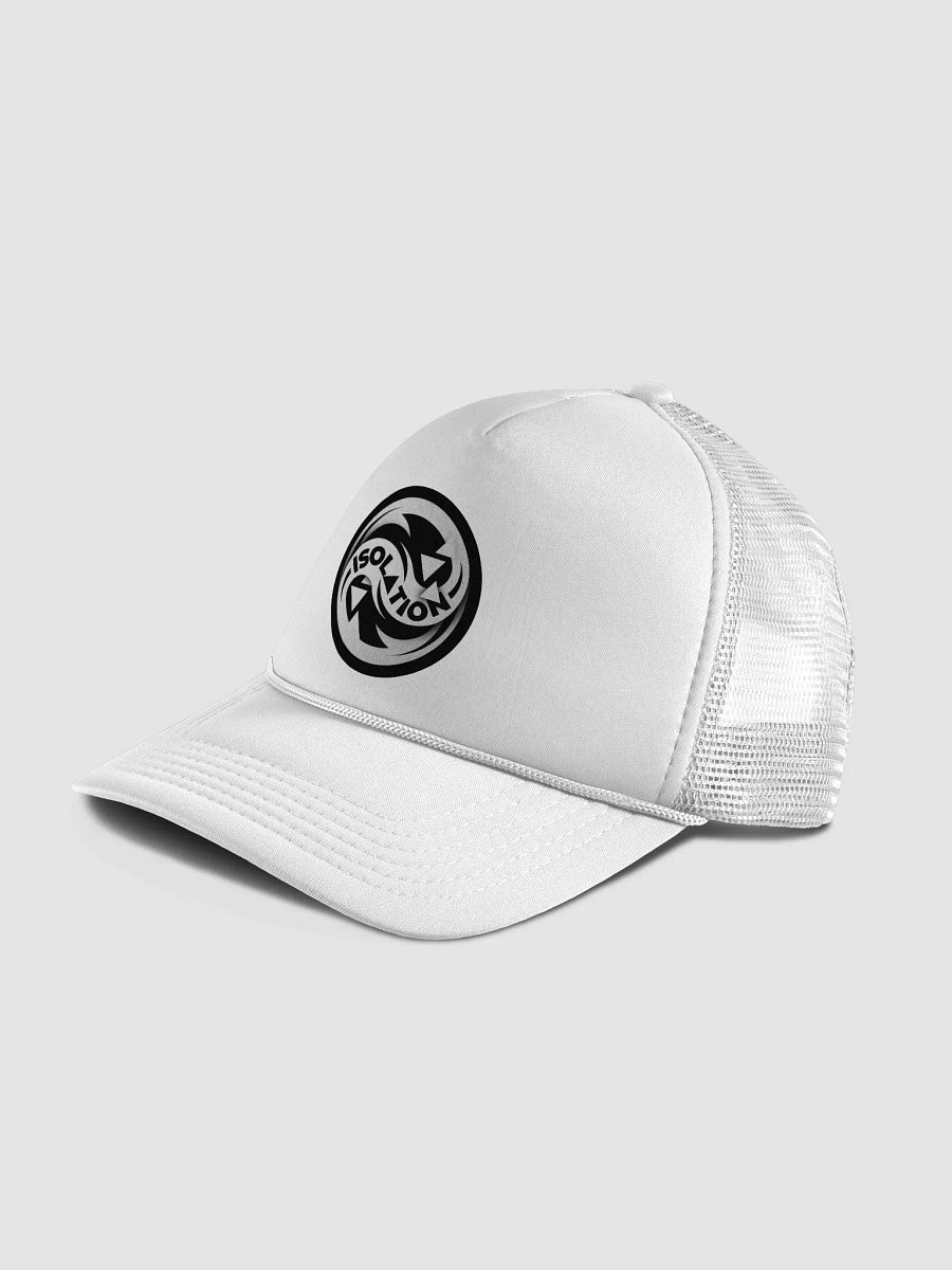 ISOL▲TION — 2024 LOGO — TRUCKER HAT — B&W product image (5)
