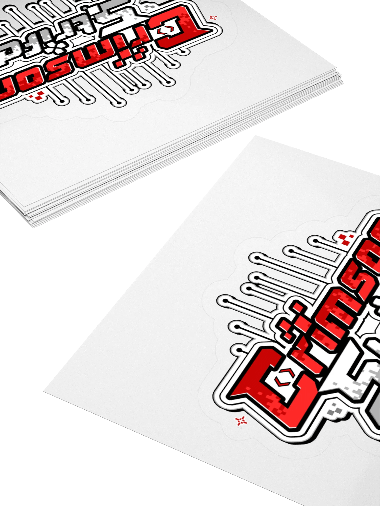 CrimsonStrife Square Logo Kiss Cut Stickers product image (12)