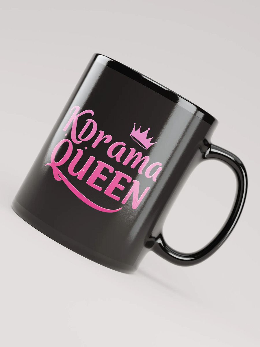 KDrama QUEEN Black Glossy Mug product image (7)