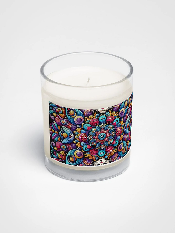 Soy Wax Candle In A Clear Glass Jar product image (2)