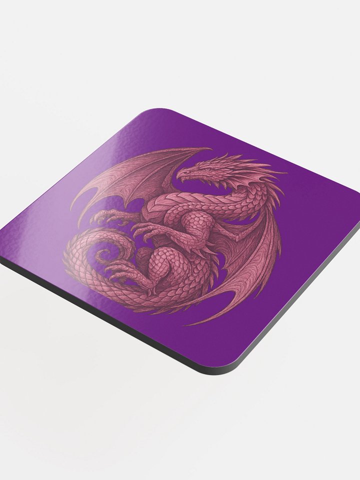 🐉 Pink Dragon Coaster – For the Sacred Flame Within 🐉 product image (1)