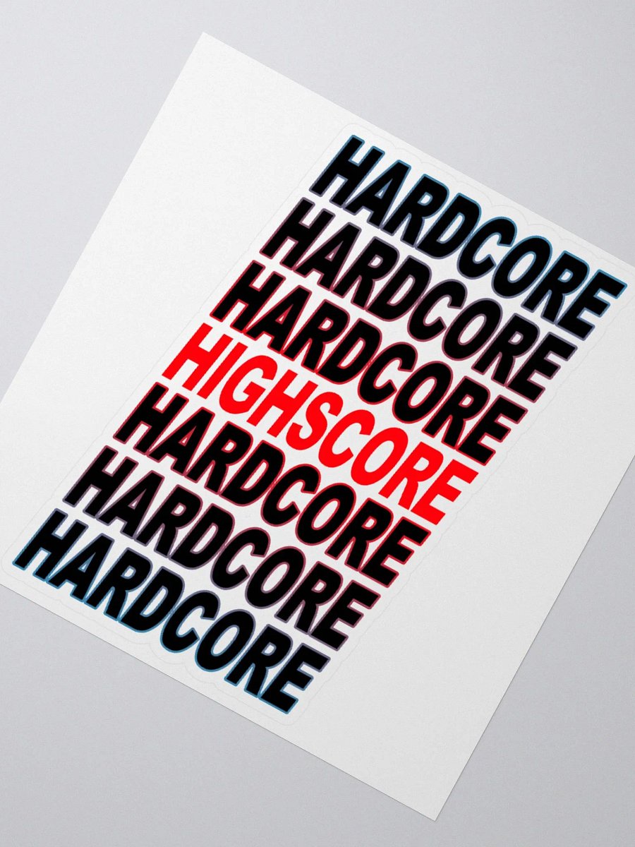 HARDCORE HIGHSCORE | Sticker product image (2)